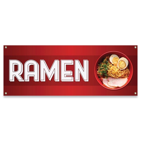 Signmission Ramen Banner Concession Stand Food Truck Single Sided B-30141 - main